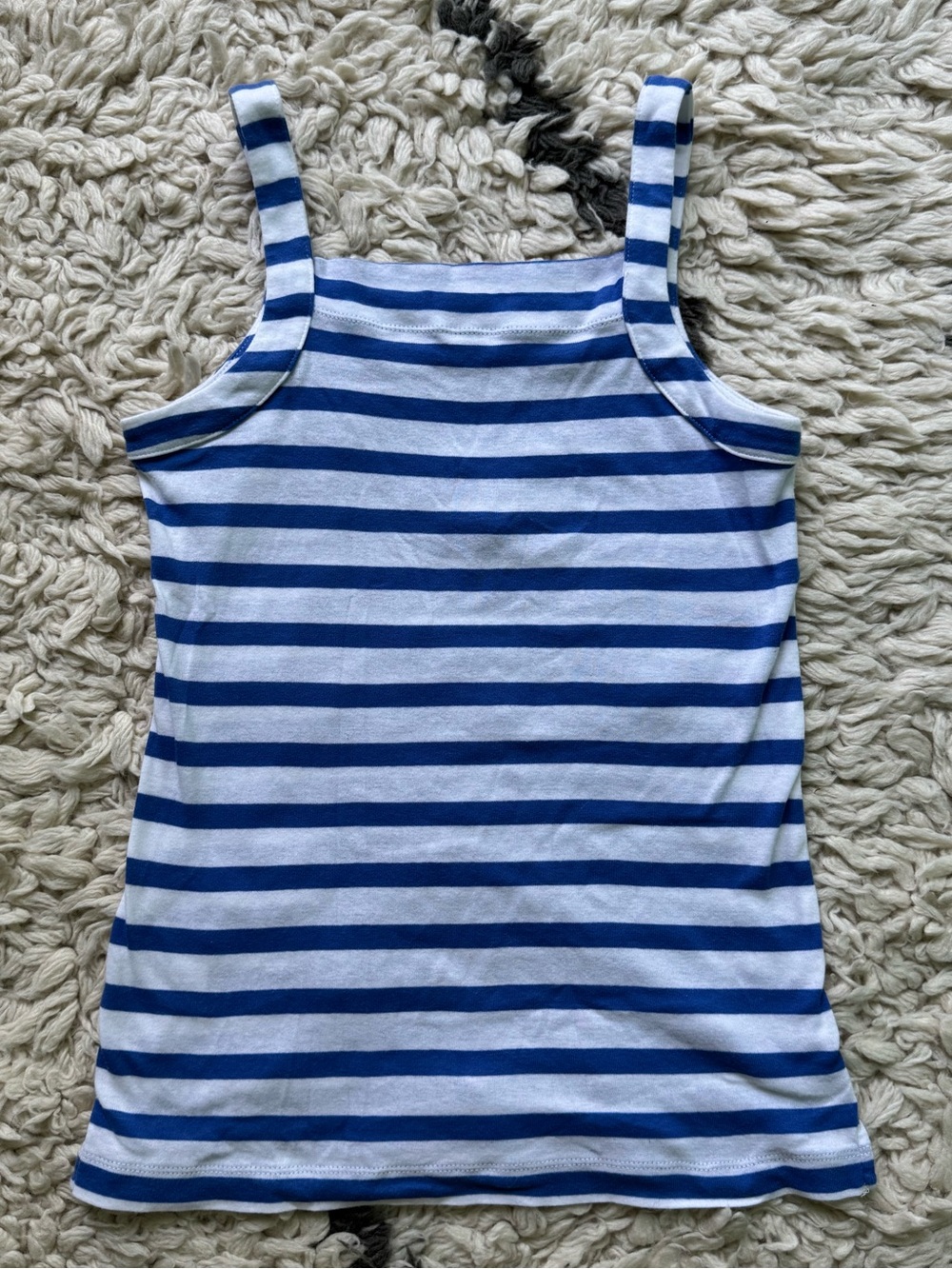 LOFT Blue and White Striped Tank Top sz XS